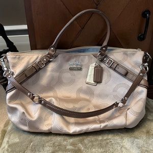 Gently used Coach Abigail canvas bag